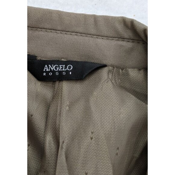 Angelo Rossi Men's Blazer Size 42R Beige Taupe Brown Sport Coat Jacket - Picture 5 of 13